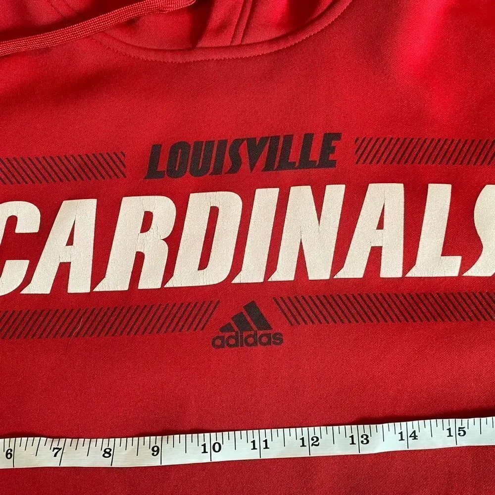 Louisville Cardinals Adidas Hoodie Sweatshirt
